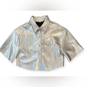 HYFVE Metallic Crop Top